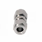 Union Compression Fitting SS316 Stainless Steel Compression Double Ferrule Union Tube Fittings