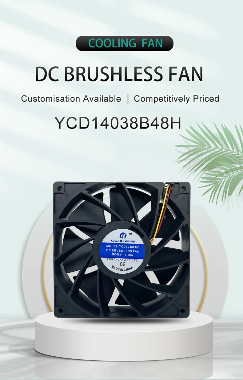 Fan, 140mm, 24V, 48V, 14038 - detail 2