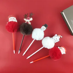 Christmas Santa Claus snowman elk deer ballpoint pen gel pen gift advertising learning gift pen