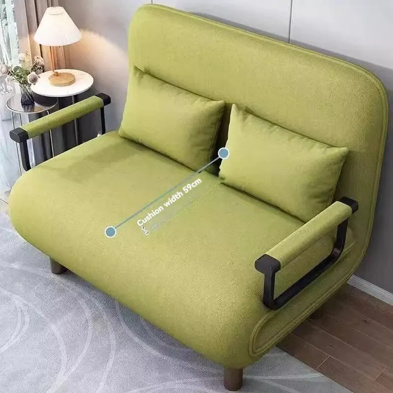 Modern Folding Sofa Bed Apartment Small Apartment Simple Single and Double Folding Sofa with Armrest H9f28afd1fc4a4f819119c3c23c535c8aT