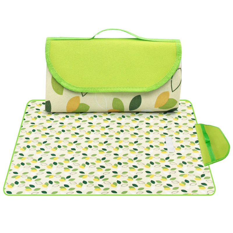 Custom Portable Foldable Picnic Mat Fashion Styles for Outdoor Beach Camping with PP Material Logo Included factory