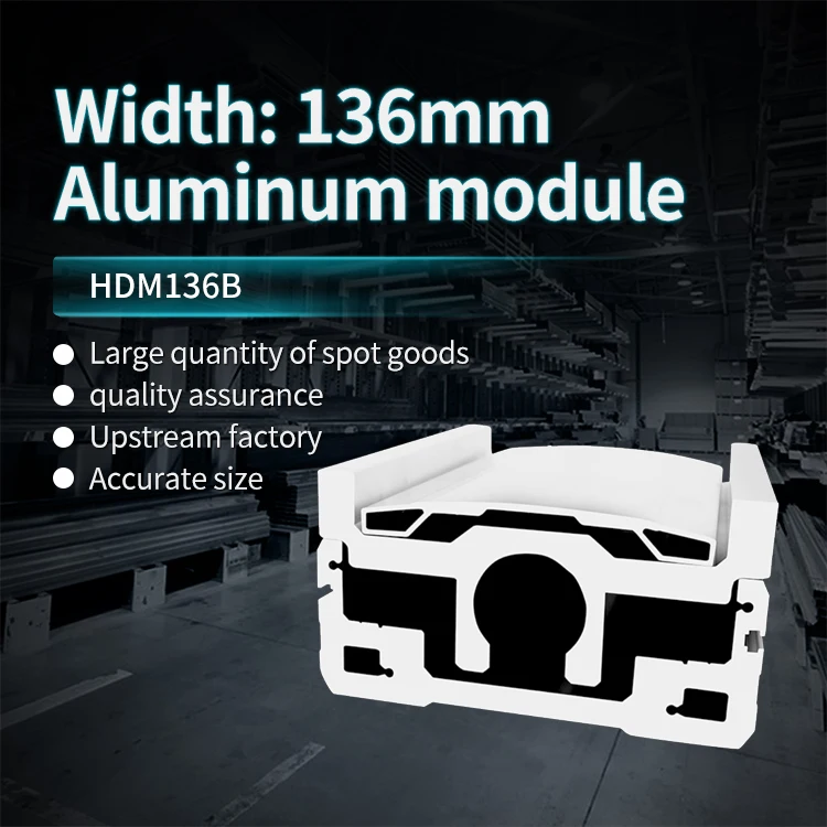 136B  Wide Module Aluminum Profile Sliding Table Linear Linear Motion Module Fully Enclosed Heavy-duty Screw Manipulator manufacture