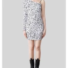 Printed Ladies Short Skirt Oblique Shoulder Fashion Sexy Special Hot Selling