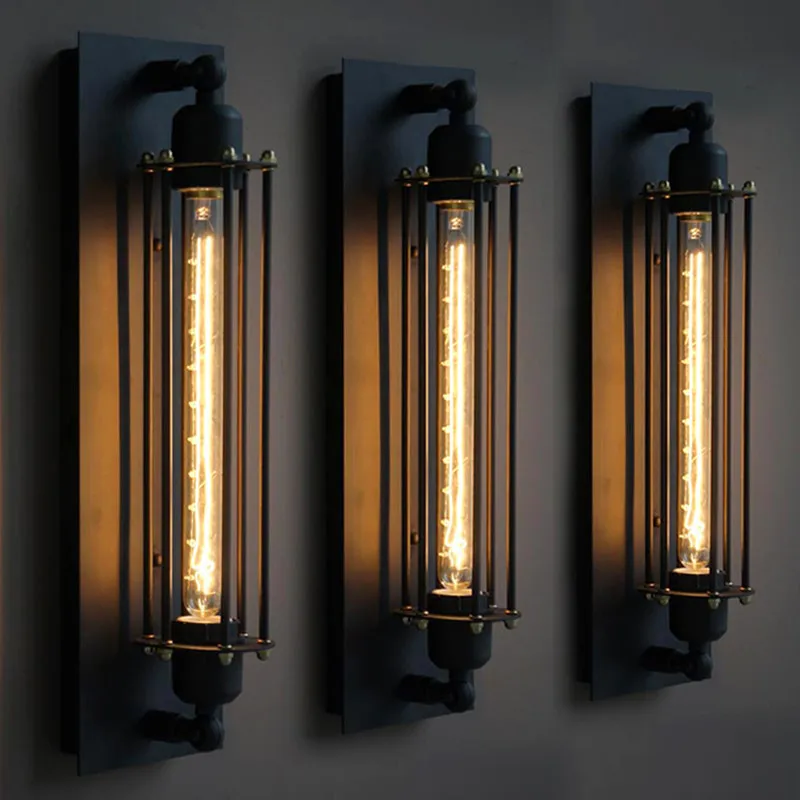 Loft Vintage Wall Lamps E27 Industrial Indoor Home Wall Light