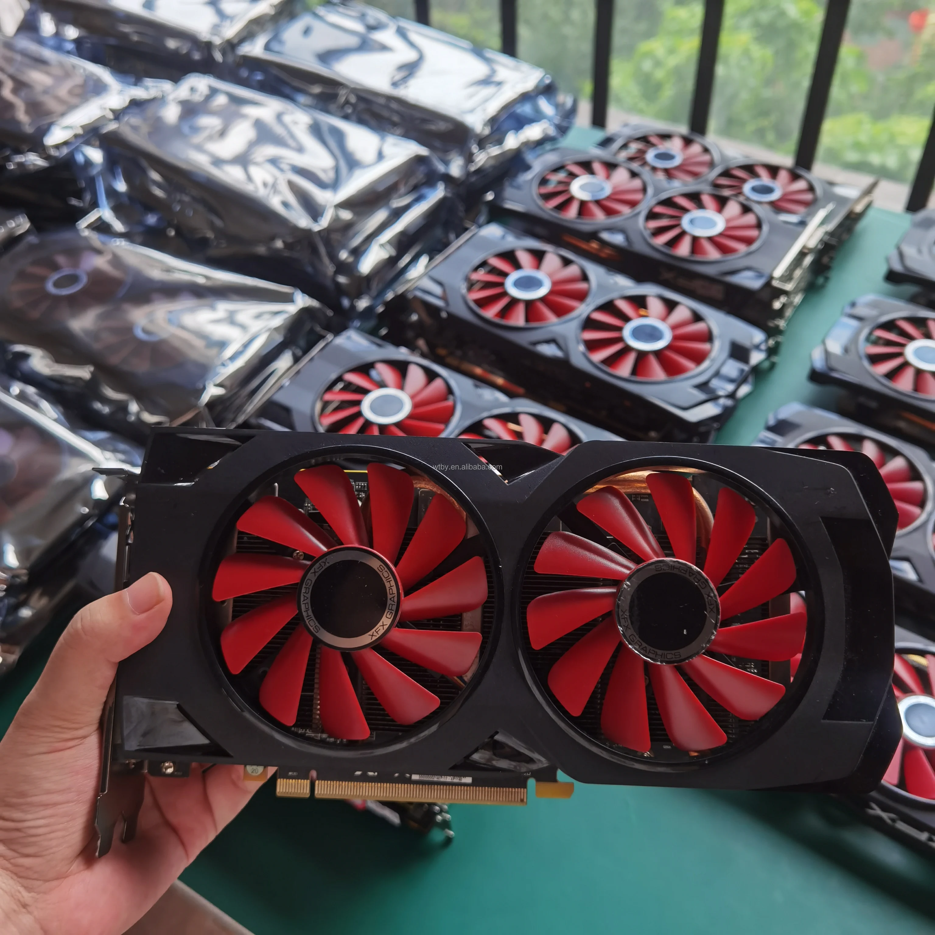 Original Amd Rx 580 8gb Gaming Graphics Card Ddr5 Used Graphics Cards