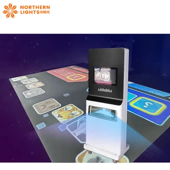 All-in-one  interactive floor projector game Augmented Reality interact projector Interactive Mobile Floor Projection Game