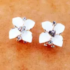 Earrings Clip Latest Product Flower Shaped Stud Earrings Female Ear Clip Small Jewelry Earrings
