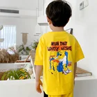 Summer Kids Good Price Multi-Colored 100% Cotton Summer Comfortable Short Sleeve Set Kids