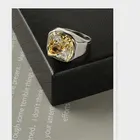 Ring The 2021 New Custom Vintage Alloy Hip Hop Is A Two-color Plating Ring For Both Men And Women