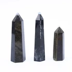 Obsidian For Hot Selling Natural Crystal Golden Obsidian Stone Tower For Chakra Crystals Healing Stones