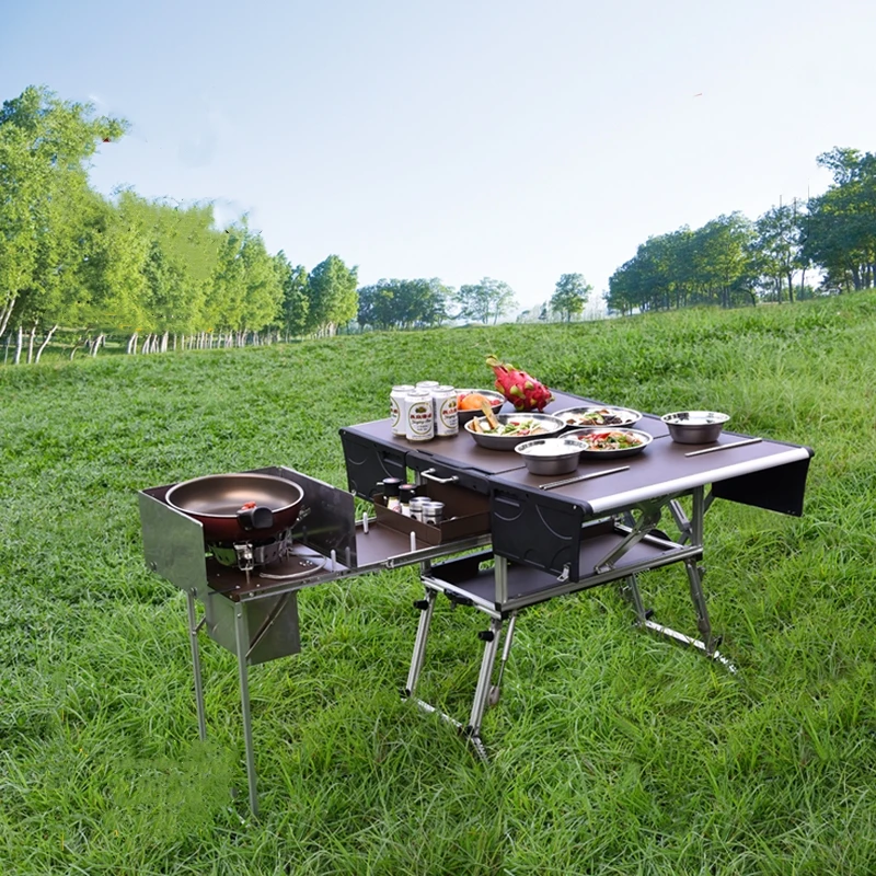 outdoor camping kitchen table