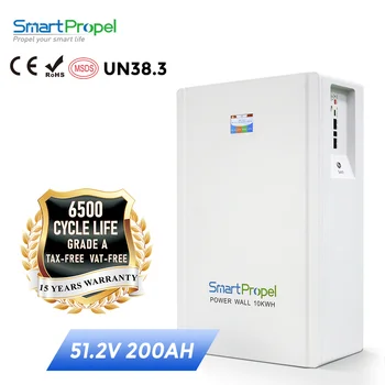 Rechargeable  lifepo4 battery pack lifepo4 power wall battery 48V 100Ah 200Ah 10kwh  5kwh power wall battery