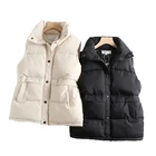 Vests Vest Jacket 2021 Winter Men's Vests Fashion Vest Down Jacket Clothing Stylish Pure-Color