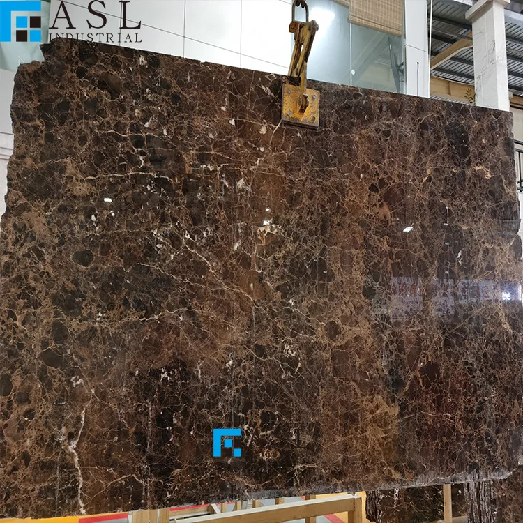 Factory direct low price china brown marble dark emperador brecha maron french mystic brown marble stone bangladeshi