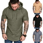 Black Summer Jogging Suits Plus Size Solid Color Hoodie Men Custom Designer Hoodies Black Hoodie