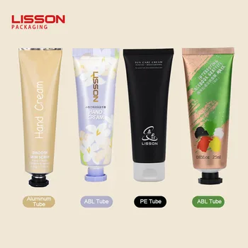 Wholesale Custom PE ABL Soft Empty Cosmetic Packaging Squeeze Tube Lotion Tube Hand Cream Cosmetic Tube