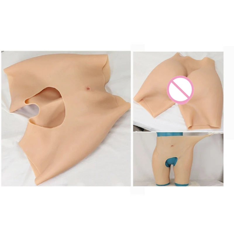 Woman Fake Sexy Underwear Buttock And Hips High Quality Silicone Female