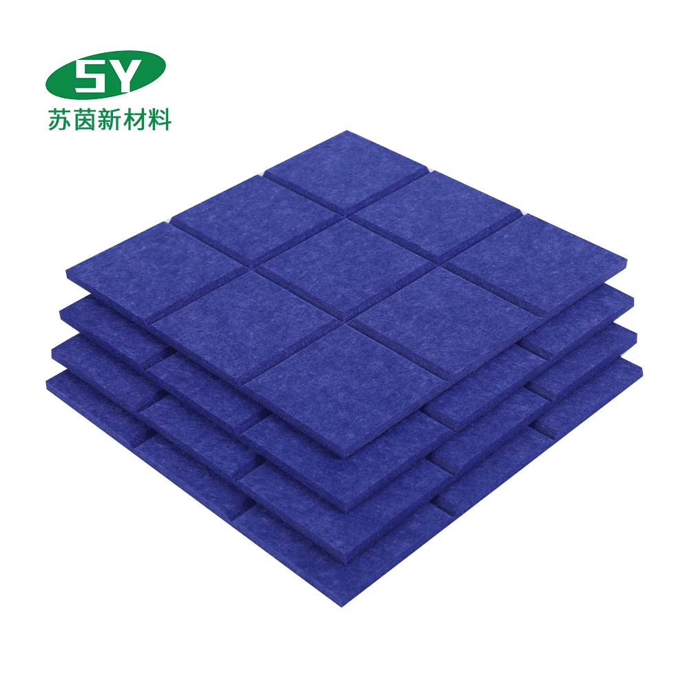 Polyester fiber sound-absorbing board V-groove office meeting room recording studio wall sound insulation decorative board