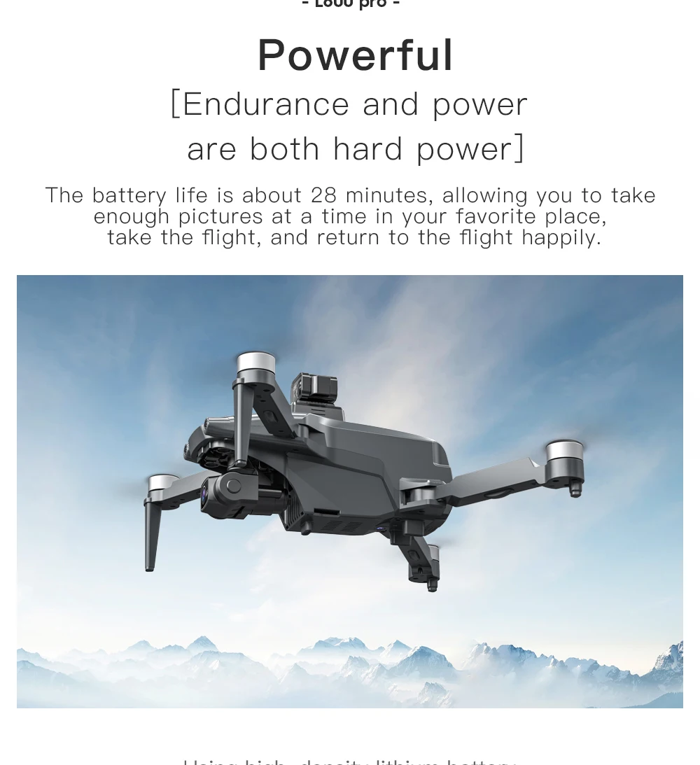 LYZRC L600 Pro Drone Foldable Long Range With 4K HD Camera And GPS 5G Wifi Fpv RC Quadcopter Folding Aircraft L600Pro Drone