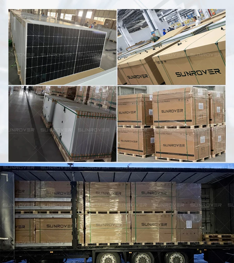 European Warehouse W Bifacial Solar Panels W W W W W