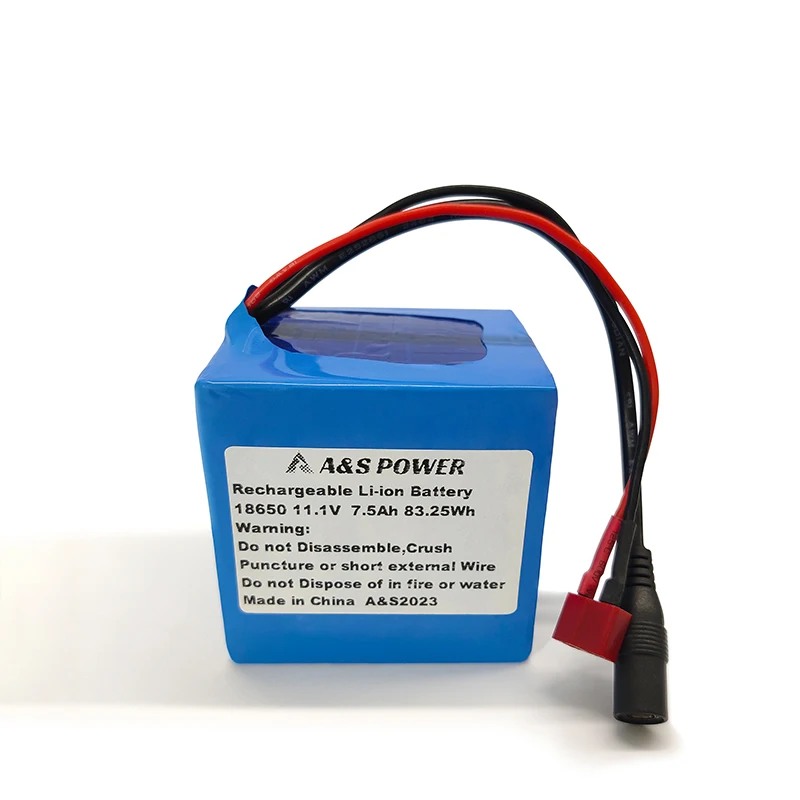 18650 11.1v 7.5ah battery