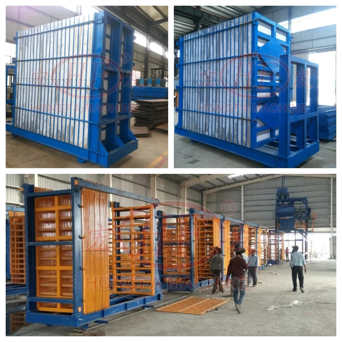 Light wall panel machine