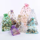 Bag Earrings Bags Organza Pouch Bag Earrings Packaging Pink Pouch Bags Drawstring Dust Bags High End Baby Pink