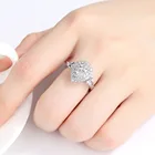 Ring Silver Rings New Arrival Luxury Wedding Ring Romantic Water Drop Silver Plated Ring
