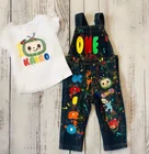 Wear Street Wear 4 Seasons Cotton Funny Unisex For Boy And Girls Inspired Jeans Overall Outfit