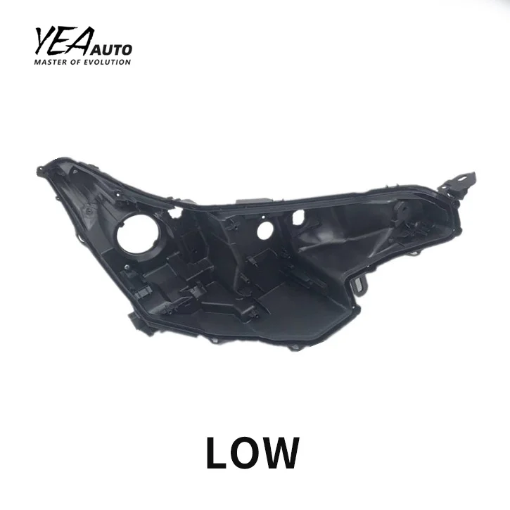 product yea auto car headlight housing high low version black back base for toyota chr c hr head light housing headlamp 2018 2019 2020579-5