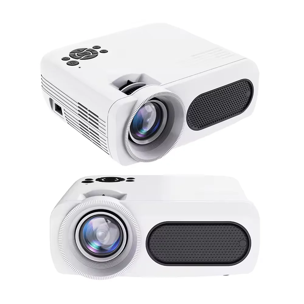 M7 mini Portable Projector 300 ANSI lumens Movie Projector Full 1080P hd 2GB 16GB Short Throw Projector 4k amlogic T972