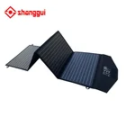 Portable Waterproof 100w Folding Portable Solar Panel With 2 USB And DC Output For Power Station