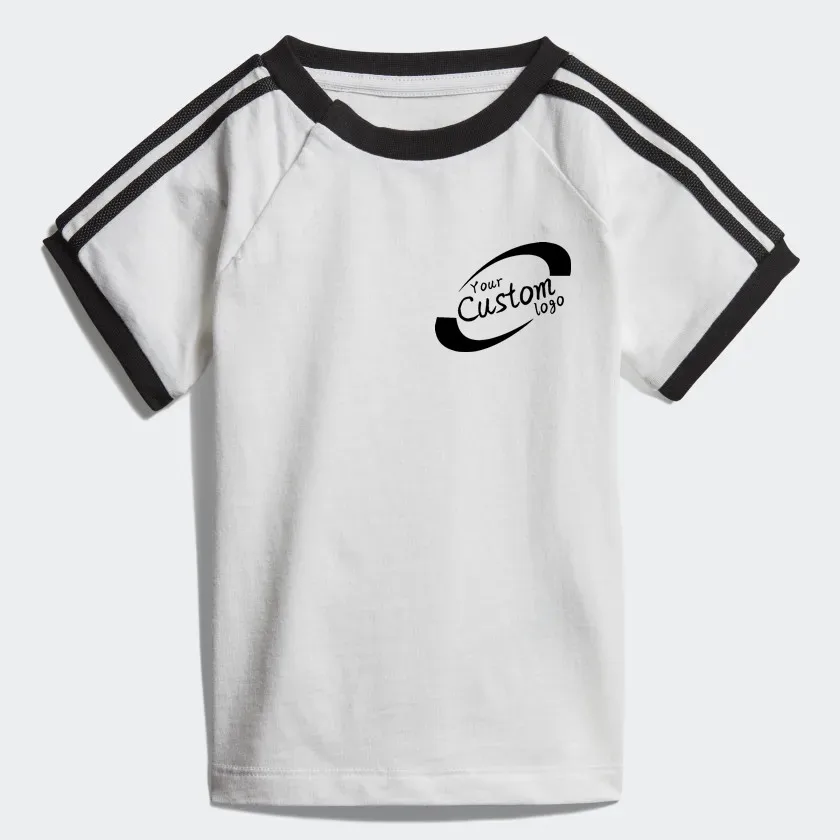 Low Price Best Quality Custom Print & Brand Label Cotton Children Clothing Short Sleeve Crew Neck Summer Kids T Shirt