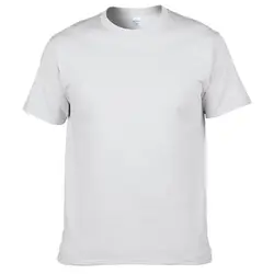 Men 100% Cotton Plain Blank Stock T Shirt Wholesale Custom Embroidery Logo T Shirt
