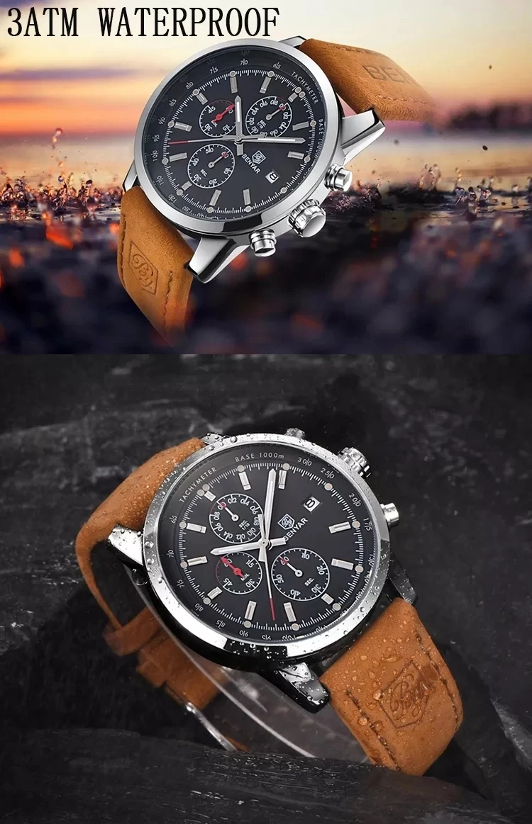 Men Luxury Brand Quartz Watch Fashion Reloj Hombre Male Hour Relogio