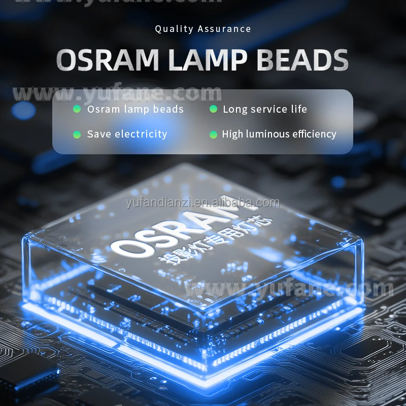 Yufan Four Figure Static Switch Outdoor IP67 Waterpignboard Custom Gobo logo Projectorroof Ground S