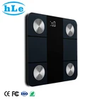 Body Fat Scale With Heart Rate Color Digit Screen Body Balance Function Composition Fat Measure Scale