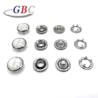 Snap Button Snap And Buttons Factory Wholesale Brass Perlised Snap Button