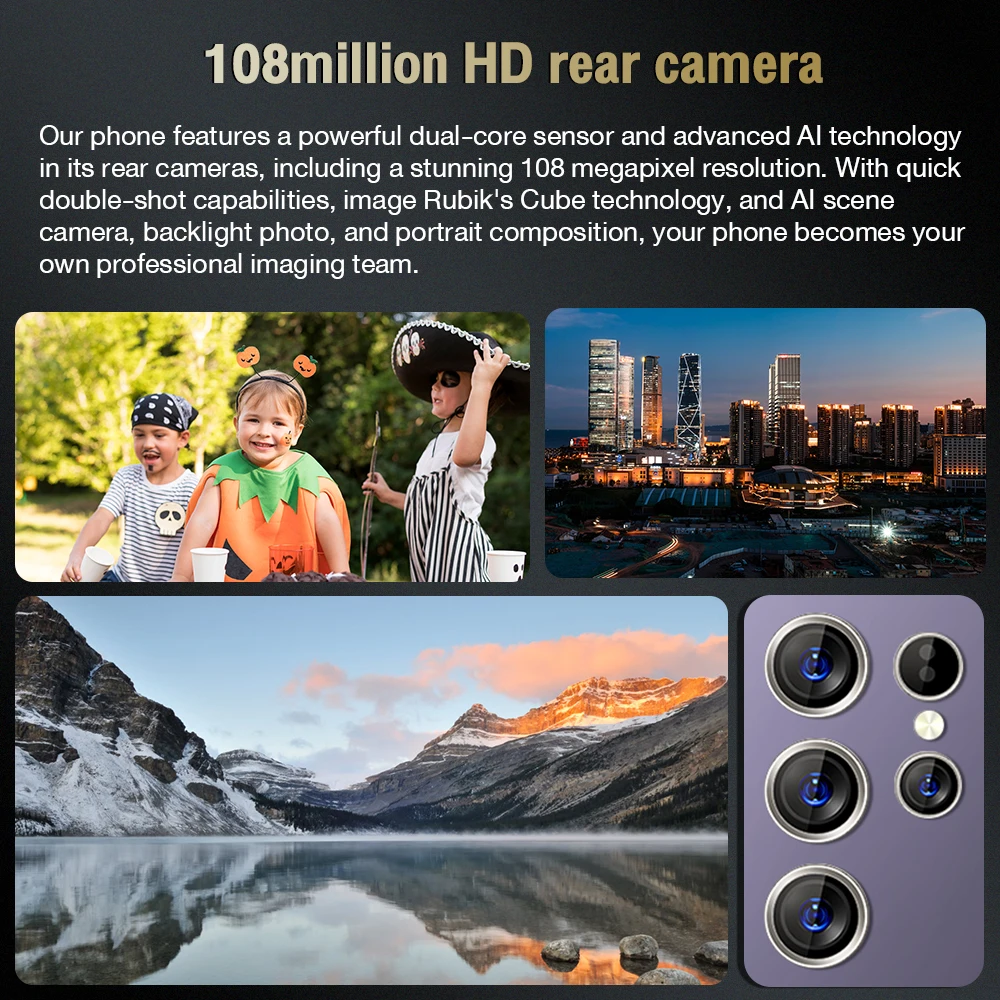 Hot Selling S25 ULTRA original 16GB+1TB 7.3 Inch full Display Android 12 Mobile Cell Smart phone