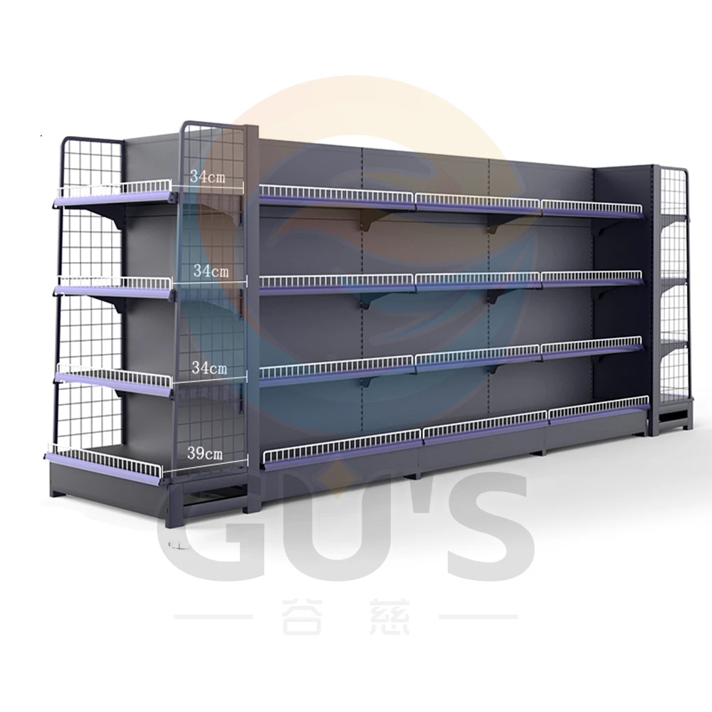 product factory price powder coating custom layer supermarket shelves frosted supermarket display shelves-5