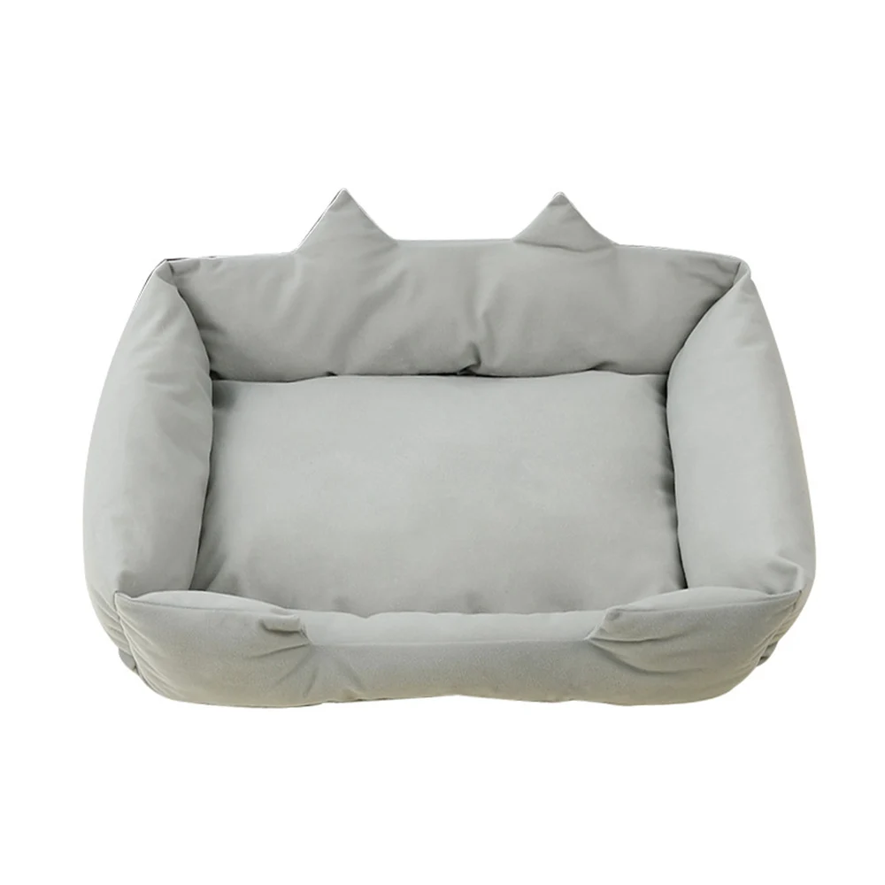pp cotton dog/cat bed in silver colour