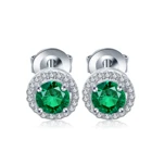 Gemstone Earrings Promotional Various Fine Gemstone Round Vintage Emerald Cut Square Column Earrings