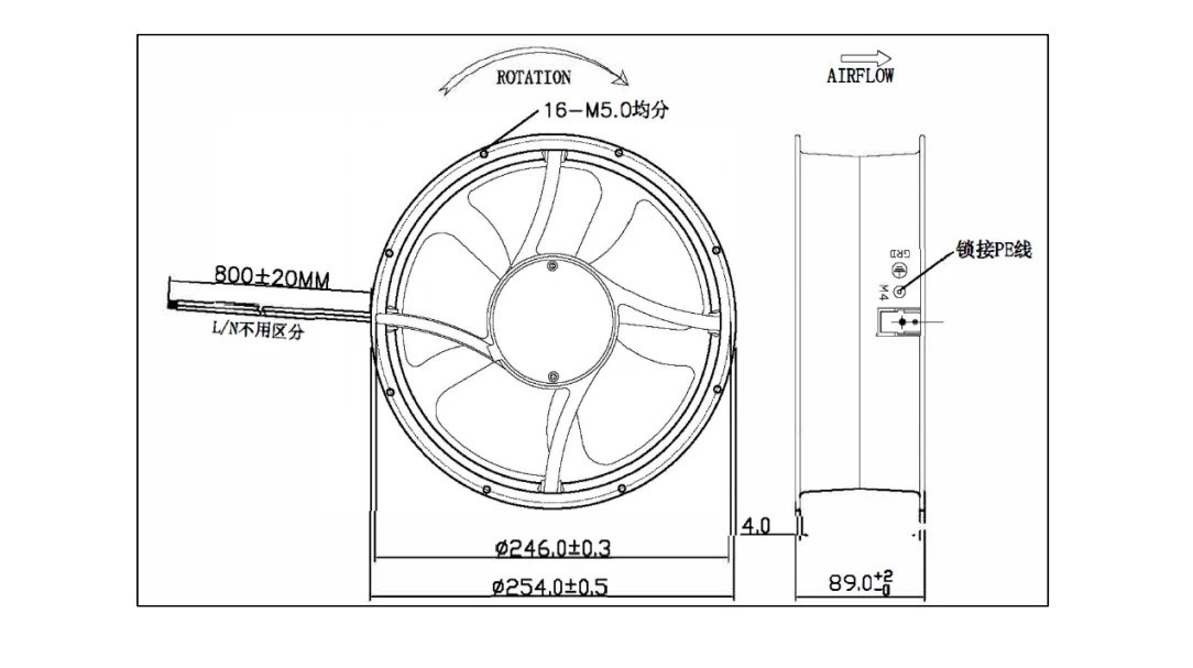 Electric Ventilation Exhaust Fan, Explosion-Proof - detail 26