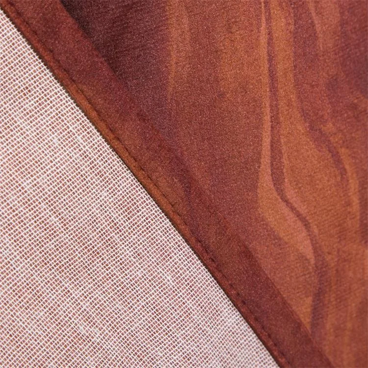 USA hot sell two layer custom printed polyester curtain ready made wholesale living room curtain