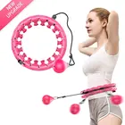 Hoops 24 Knots Magic Auto-Spinning Smart Hula Ring Fitness Fat Burning Hula Hoops With Ball For Children Adult
