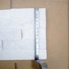 Natural White White Stone Wall Cladding 60*15cm Natural Interior Wall Cladding White Cultural Stone