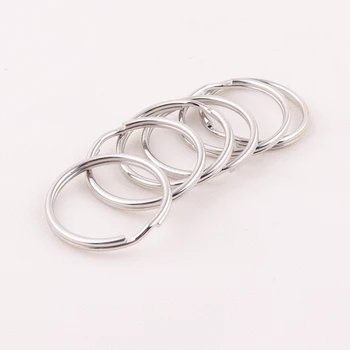 factory supply cheap price 25mm metal split key ring for key chain
