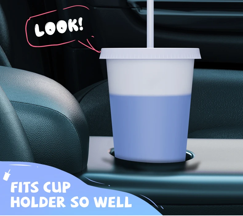 Plastic Reusable Tumbler Cups With Straw factory