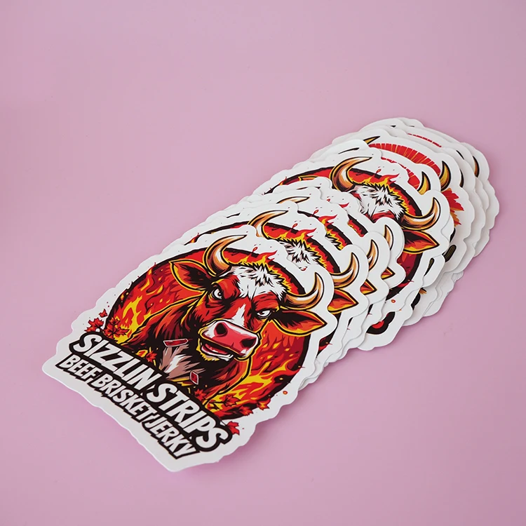 product customized 3d scene cartoon die cut anime decorative stickers vinyl waterproof prop note sticker maker-5