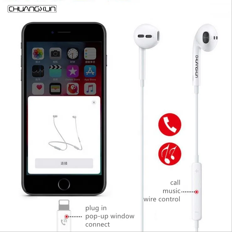 Hotsale Pop Up Window Wired Earphone 